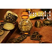 Cтильные авторские часы “Knight“ (Рыцарь) от MARRIANNE ручного изготовления фото
