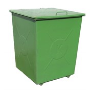 Контейнер для мусора с крышкой БК-0,75 (0,75м3) Гратан