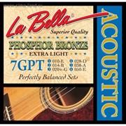 Комплект струн для акустической гитары La Bella 7GPT 10-50 фото