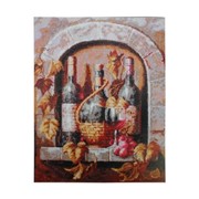 Набор для вышивания крестиком Палитра 04.004 “Натюрморт с вином“ 32см.*26см. фотография