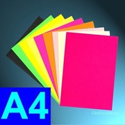 Самоклейка цветная на А4 фото
