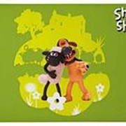Коврик под миску Shaun the sheep, 44*28 см, зеленый