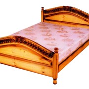 Кровать из массива сосны “Горка спираль“ фото