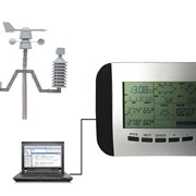 Цифровая беспроводная метеостанция МС1041 с определением направления ветра, солнечной батареей и подключением к ПК