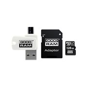 Карта памяти GoodRam micro SDXC 128Gb + Reader W/A (M1A4-1280R12)