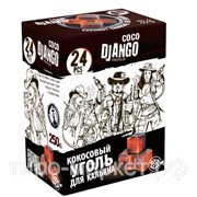 Уголь для кальяна Coco Django Premium 24 штуки фотография