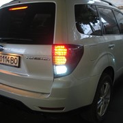 Фонари задние LED тюнинг для Subaru Forester SH 2008 фото