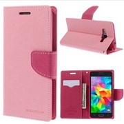 Чехол-книжка Mercury Fancy Diary Samsung Galaxy Grand Prime G530 Duos розовый фотография