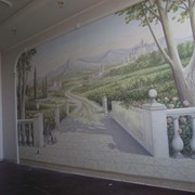 Настенная роспись стен и декор интерьеров