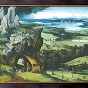 Картина Пейзаж со святым Иеронимом, Патинир, Иоахим фото