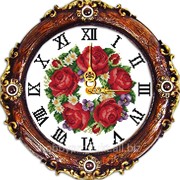 Набор для вышивания “Часы. Яркие цветы“ G030 фото