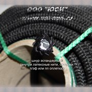 Шнур эспандерный (шнур-резинка) D= 6 мм черный фото