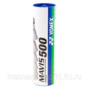 Воланы нейлоновые белые Mavis Lonex 500 (тубус, 6 шт) фото