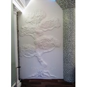 Релеф дерева скульптура декоративная штукатурка фото
