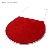 Коврик для ванной комнаты Palma, цвет красный 47х50 см