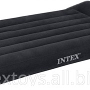 66779 Intex Надувная одноместная кровать со встроенным насосом 220V 99х191х30см фотография