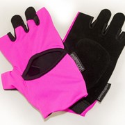 Перчатки для фитнеса "Малинаспорт", M, Черный