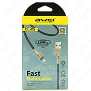 USB Data кабель Awei CL-15 1.2m Lightning Grey фото