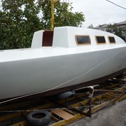 Парусная деревянная яхта 2013 фото