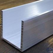 Швеллер алюминиевый 100х100х6 мм фотография
