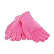 Увлажняющие перчатки с гелевой пропиткой, цвет розовый фото
