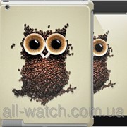 Чехол на iPad 2/3/4 Сова из кофе “777c-25“ фото