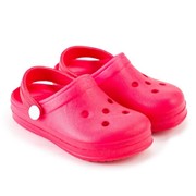 Сабо детские, цвет красный, размер 29 фото