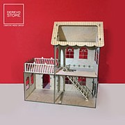 Кукольный домик с террасой "Мечта"
