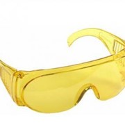Очки STAYER STANDARD защитные, поликарбонатная монолинза с боковой вентиляцией, желтые фото