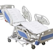 Кровать медицинская функциональная трехсекционная КМФТ145-«МСК» с гидроподъемом и пневматически регулируемыми секциями, с ложем, спинками и фото