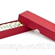 Домино настольная игра в картонной коробке (кости-4,6см, р-р коробки 17,4x3,2x5,2см) фото