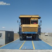 Автомобильные весы карьерные для Белазов поосные