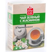 Чай зеленый FINE LIFE крупнолистовой с жасмином, 200г фотография