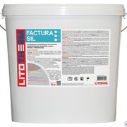 Декоративная штукатурка Litokol litotherm Factura Sil 2,5 мм белый ведро 25 кг фото