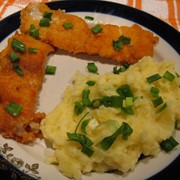 Рыба филе с картофельным пюре