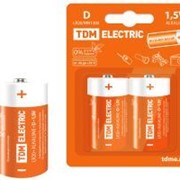 Элемент питания LR20 D Alkaline 1,5V BP-2 TDM ELECTRIC SQ1702-0012 фото