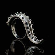 Серебряное кольцо “Tentacles“ от WickerRing фото