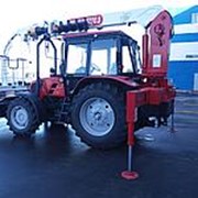 Подъёмник многопрофильный на МТЗ 92 П Беларус + бур + Кран манипулятор фото