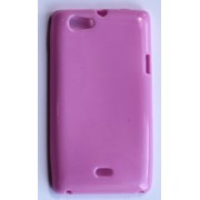 Чехол силиконовый Mate soft-touch Sony Xperia Miro ST23i Pink фотография