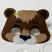 Карнавальная маска для мальчика Медведь фотография