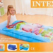 I66802 Матрац-кровать детский с покрывалом на молнии 64*157*20 см (Intex)