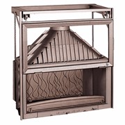 Каминная чугунная топка Hearth 1100 with lifting door фото