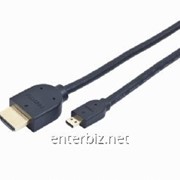 Кабель Gembird HDMI to HDMI v.2.0, вилка/вилка D (микро) 1,8 м (CC-HDMID-6), код 42839 фото