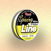 Леска для спиннинга Spinning Line, желтая, 150 м 0,22 мм тест 5,5 кг фото