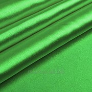 Ткань Креп-сатин зеленая трава фото