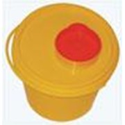 Емкость-контейнер одноразовый для сбора медицинских отходов “Киль-К“, класс Б (желтый), 1л фотография