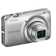 Цифровой фотоаппарат Nikon, L29, серебристый фотография
