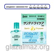 Капли для глаз Sante Drycare - искусственная слеза по-японски. Без ментола 100112 фото