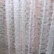 Органза, гардина, ткань для тюли белая 136(а) фото