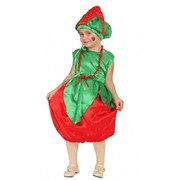 Карнавальный костюм для детей Вестифика клубника детский, 104-116 см